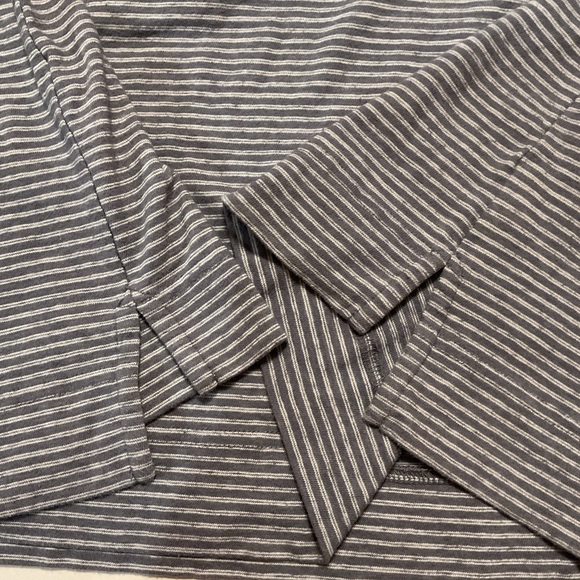 Johnnie O Hangin’ Out Men’s Pullover Gray Striped Quarter Zip - Picture 9 of 11